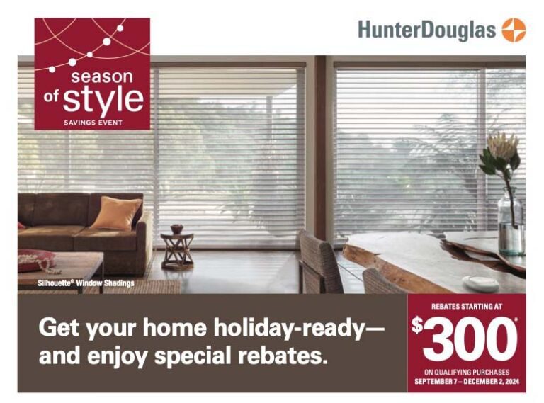 2024 Hunter Douglas Winter Promotion